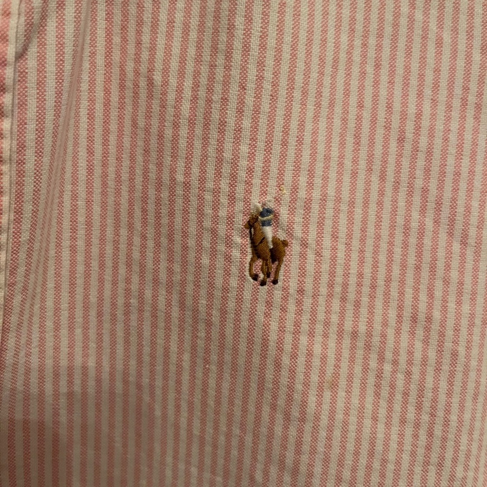 Ralph Lauren Pink Striped Women's Top - Picture 3 of 6